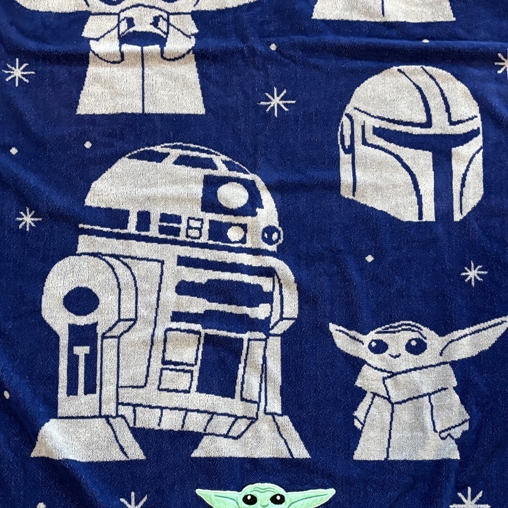 Star Wars Blue Towel with Characters - Picture 4 of 6